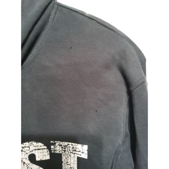 Nike Beast hoodie Thrashed broke in soft faded distressed holes size Men's L - Picture 8 of 11